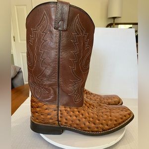 Smoky Mountain Mens Square Toed Boot Size 9.5